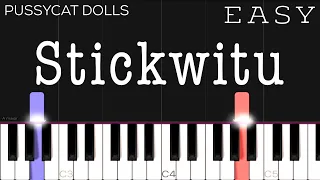 Download The Pussycat Dolls - Stickwitu ft. Avant | EASY Piano Tutorial MP3