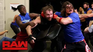 monday night raw falls under siege by smackdown superstars raw oct 23 2017