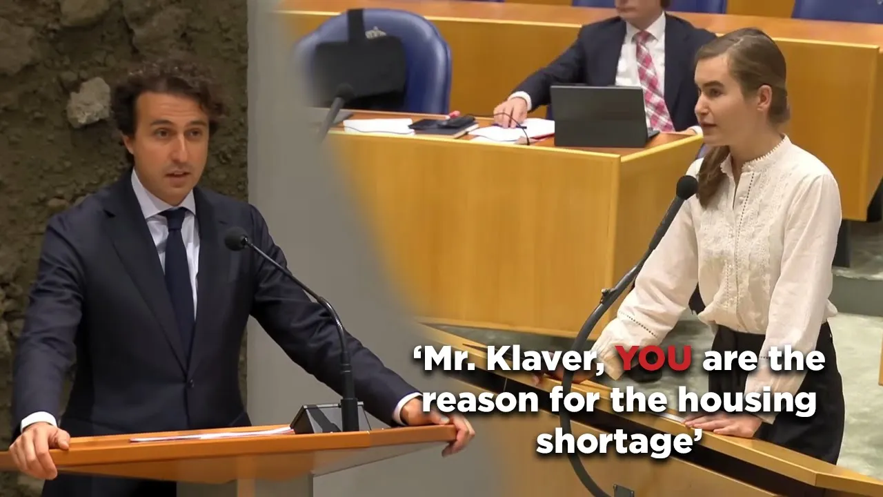 'Even A Third Grader Could Figure This Out' - De Vos To Klaver On The Dutch Housing Shortage | FVD