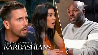 Scott Disick Blows Up At Corey Gamble For Saying He d Whip Penelope s A- KUWTK E