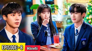 a hardworking girl loved by two rival boys school 2021 k drama explained hindi dubbed ep 8