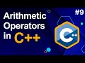 Arithmetic Operators in C Tutorial-9 C Tutorials for Beginners