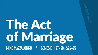 The Act of Marriage
