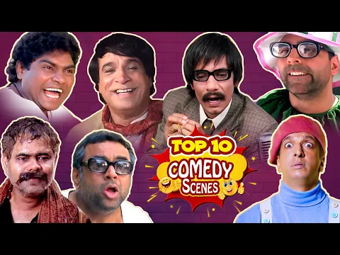 Download MP3 Top 10 Bollywood Comedy Scenes - Akshay Kumar - Paresh Rawal - Johnny Lever - Rajpal Yadav