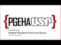 Download Lagu Sophia Faustino Freiria de Sousa - Banca de Defesa - PGEHA