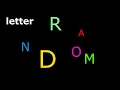 Random Letter