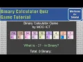 C Tutorial - Create a Binary Calculator Quiz Game with Net and Win Forms