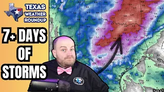 Texas Severe Weather Alert 7 Days of Storms Hail Flood Risk
