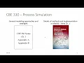 CBE 330 01 01 - Course intro and objectives