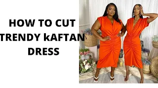 how to cut trendy kaftan dress bubu cutting sewing