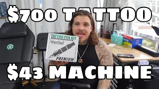 How To Tattoo with a 43 00 Tattoo Machine from AMAZON GONE RIGHT
