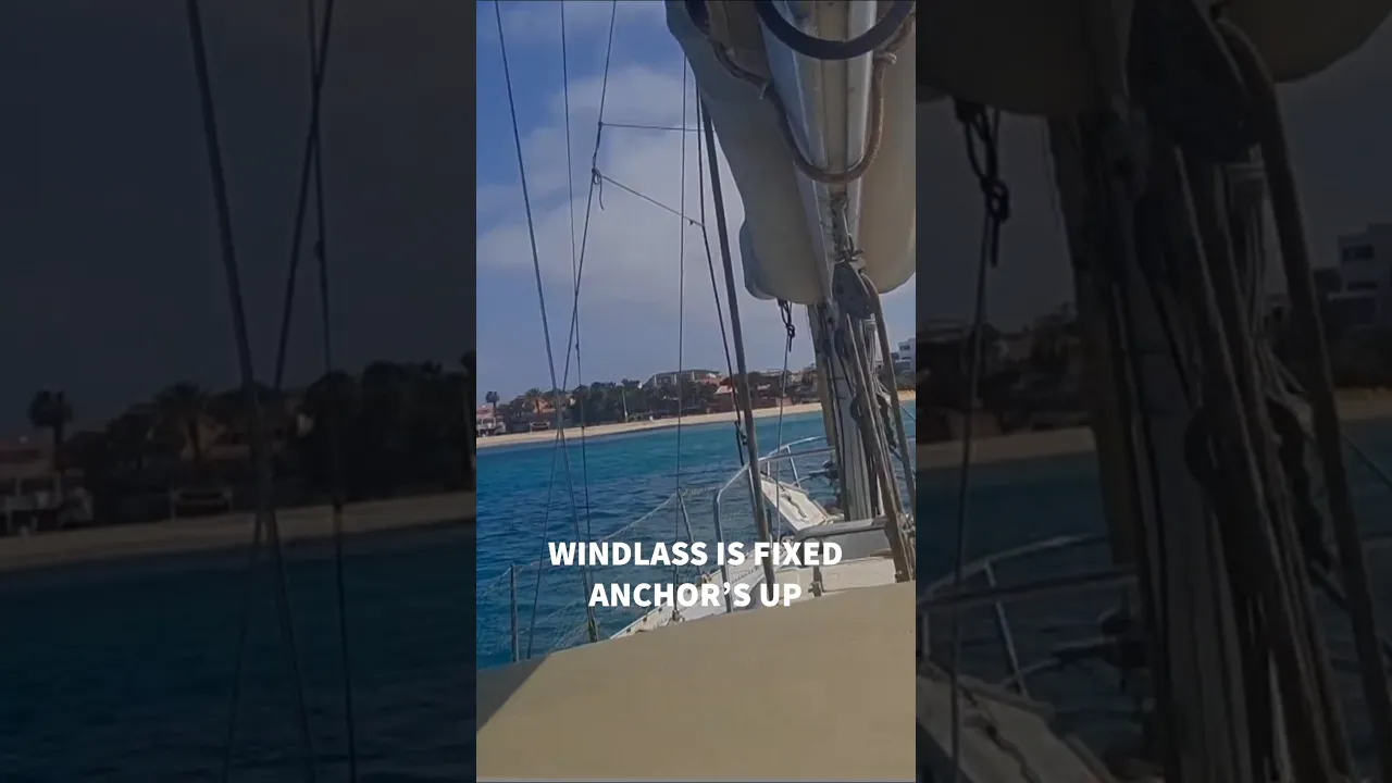 Anchor’s up, let’s go #sailinglifestyle #windevoyage #caboverde #africa