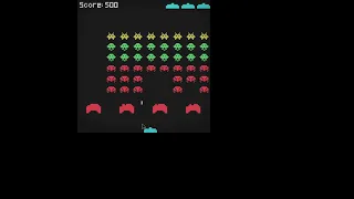 space invaders in Python and Pygame