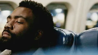 tsa airport scene atlanta season finale 2x11