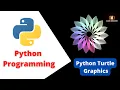 Colourfull Animated Shape With Python Programming Python Turtle Graphics Code Marathi