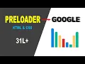 How To Make Website Preloader Using HTML CSS Page Loading OR Website Loading Animation