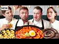 Download Lagu British Chefs try Korean Street Food for the first time!