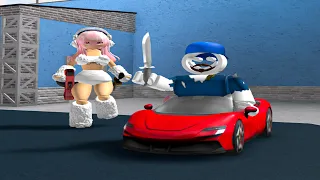 kid brings a ferrari to mm2 