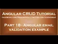 Angular email validation example