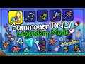 Can I Beat Terraria Legendary Mode SUMMONER ONLY For The Worthy