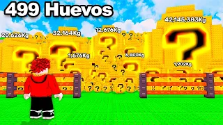 Abri 499 Huevos SECRETOS para CONSEGUIR el BRAINROT mas OP en Roba un Huevo