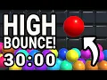 3D Bouncy Balls - 30 Minute Visual Countdown Timer