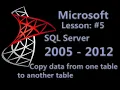 Microsoft SQL Server Copy data from one table to another table