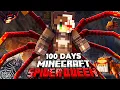Lagu I Spent 100 Days as the SPIDER QUEEN in a Spooky Minecraft World!