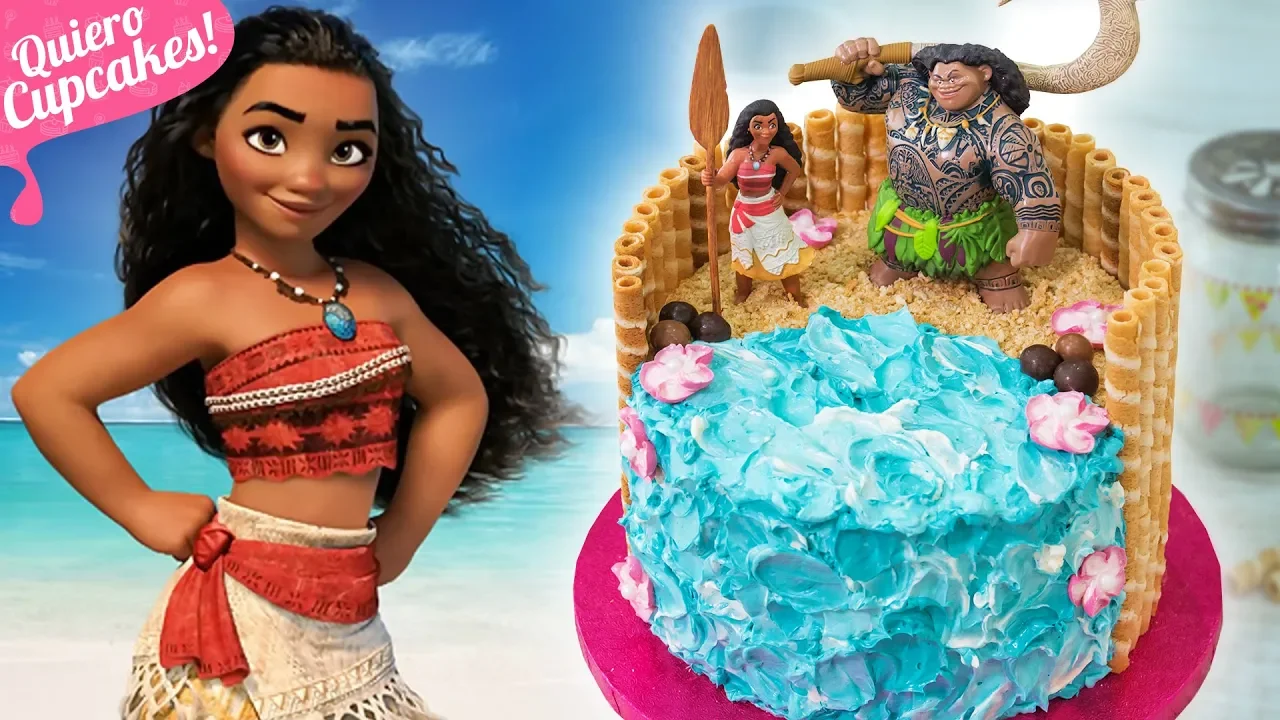 PASTEL VAIANA / MOANA   Sper fcil y delicioso   Quiero Cupcakes!