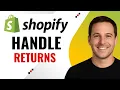 How to Handle Returns on Shopify - Step by Step Guide