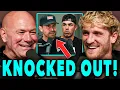 BOB WENT DOWN - Dana White VISIBLY HAPPY at NELK Hotel Fight