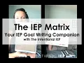 IEP Matrix Walkthrough Write Strong Standards-Aligned IEP Goals Faster with Data and Assessments