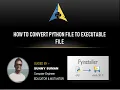 How To Convert Python File To Executable File PYINSTALLER IN HINDI
