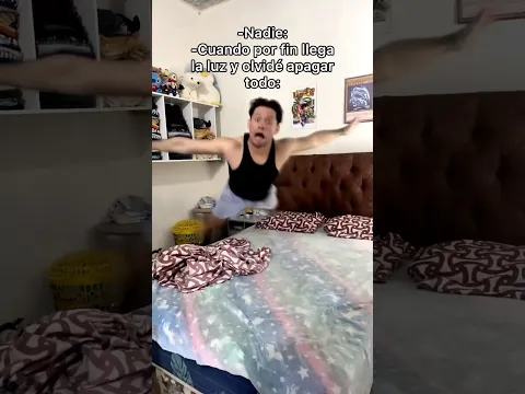 Cuando por fin llega la luz pero olvidaste apagar todo.