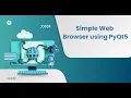 Simple Web Browser using PyQt5