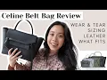 CELINE BELT BAG REVIEW Size Comparison with Mini Nano Micro Pico Bag Wear Tear WIMB