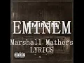 Eminem - Marshall Mathers (Explicit/Lyrics)