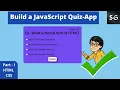 JavaScript Quiz App MCQ Quiz Part-I HTML CSS
