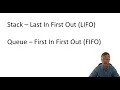 39 C Programming - Stack and Queue Theory