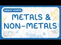 GCSE Chemistry - Metals Non-metals Electron Arrangement Properties exams