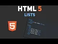 HTML5 - Lists Tutorial for Beginners 03