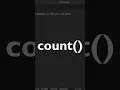 count in python Python Tamil Crazy Codes Python Tutorial Interview Questios