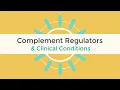 Complement Regulators aHUS PNH Hereditary Angioedema Immunology Tutorial