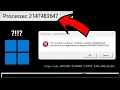 What if you Overflow Process counting in Windows
