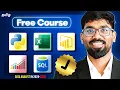 5 Data Analyst FREE Courses From Beginners to Advanced Level