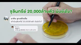 จุลินทรีย์ 20,000 ล้านตัว นับยังไง?