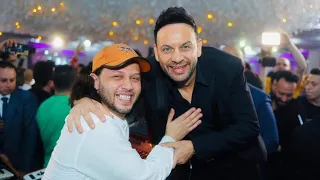 مصطفي قمر فاجيء عبسلام وببغني هنقول احنا لسه حبايب فـ فرحة احمد شيبه 