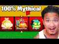 100 Mythical Fruits In Blox Fruits