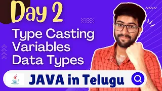 Day 2 Variables Datatypes Typecasting Java Course in Telugu Vamsi Bhavani