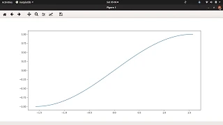 plotting sin x using python and matplotlib library